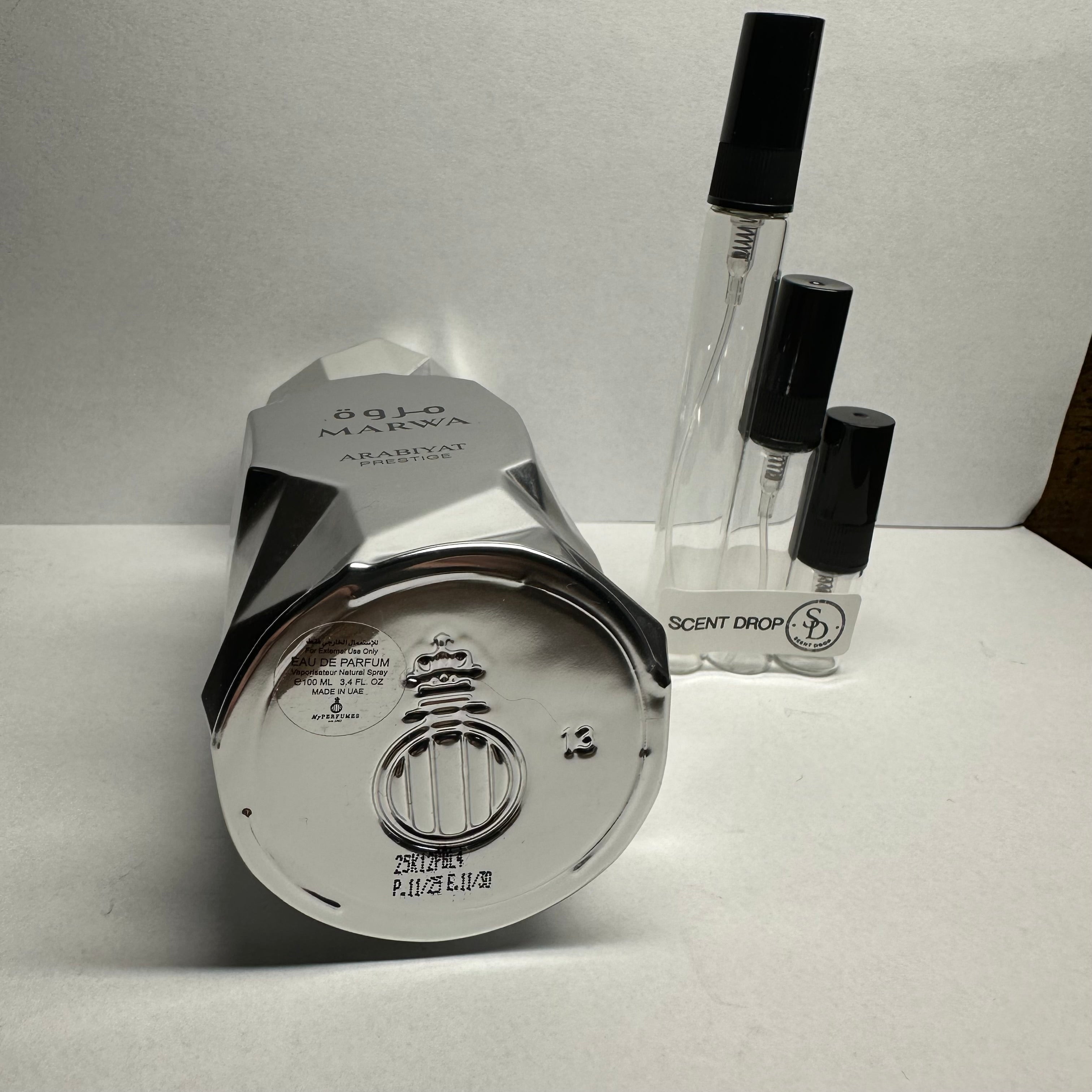 Arabiyat Prestige Marwa | Genuine Fragrance Sample | 2ml / 5ml / 10ml