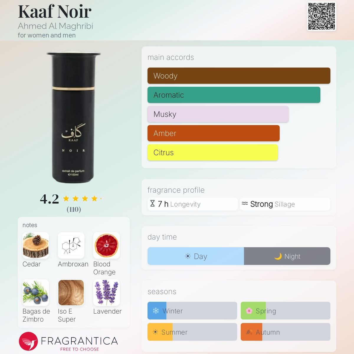 Ahmed Al Maghribi Kaaf Noir Extrait De Parfum Sample | 2ml / 5ml / 10ml Decants - ScentDrop