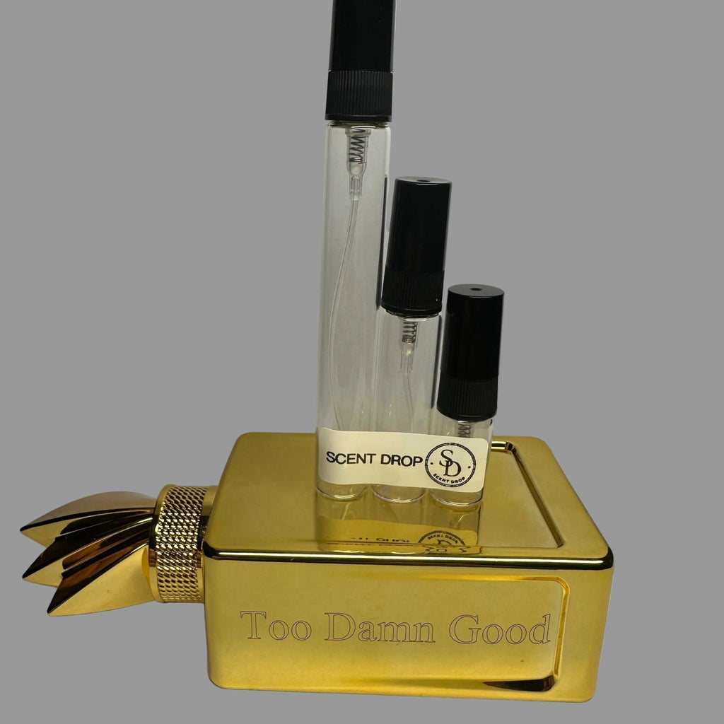 Bujairami Too Damn Good Extrait De Parfum Sample | Inspired By Bal d'Afrique Absolu | 2ml 5ml 10ml Decants - ScentDrop